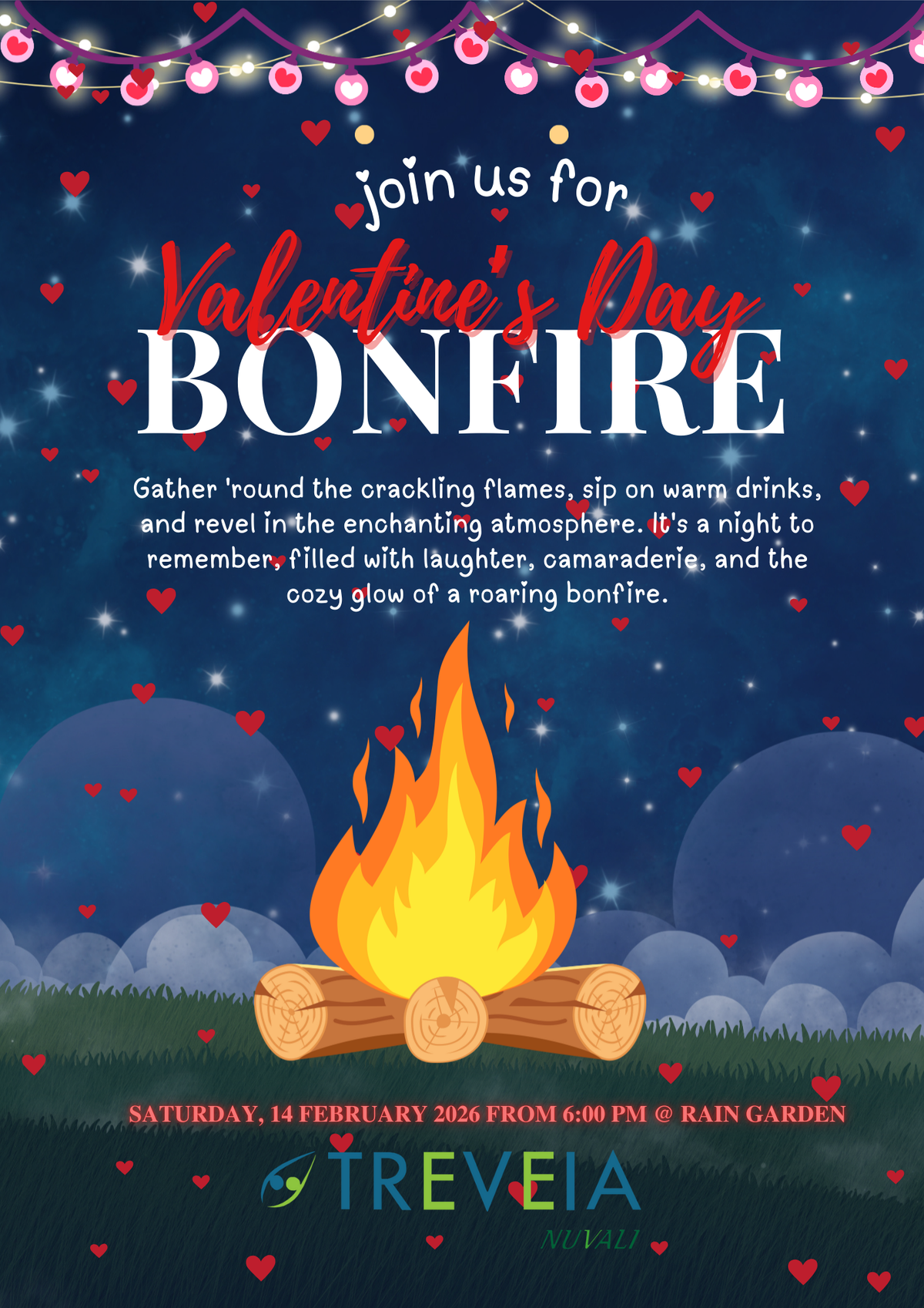 Treveia Valentine's Day Bonfire