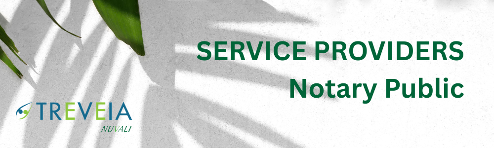 SERVICE PROVIDERS: Notary Public
