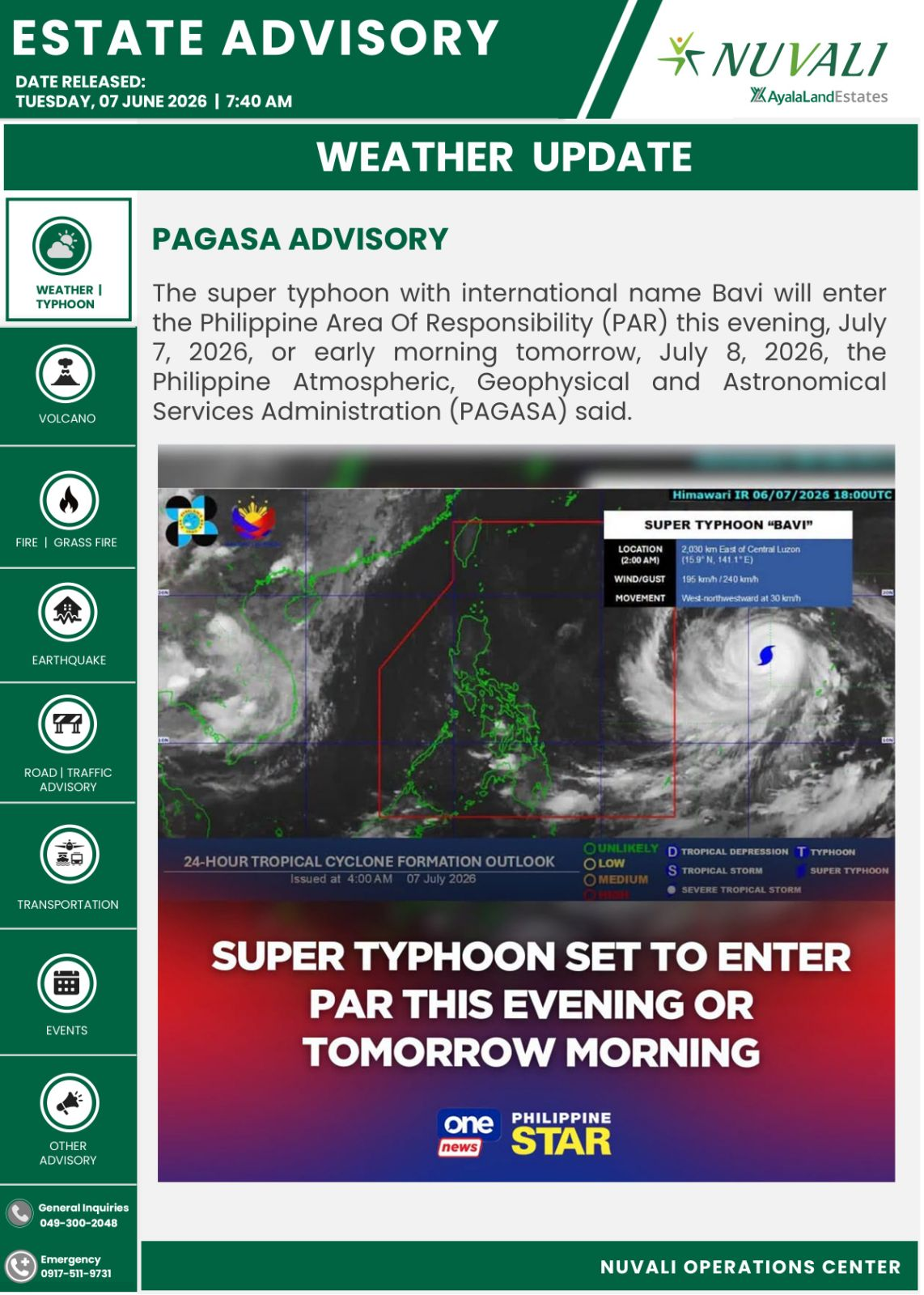 ESTATE ADVISORY