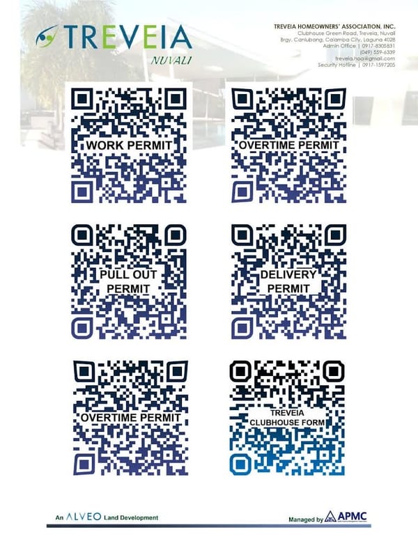 QR Codes for Permit and Forms