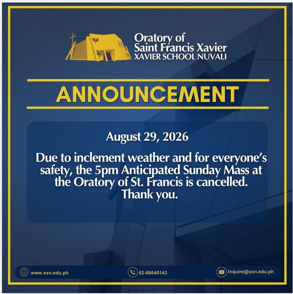 📢 MASS CANCELLATION ADVISORY