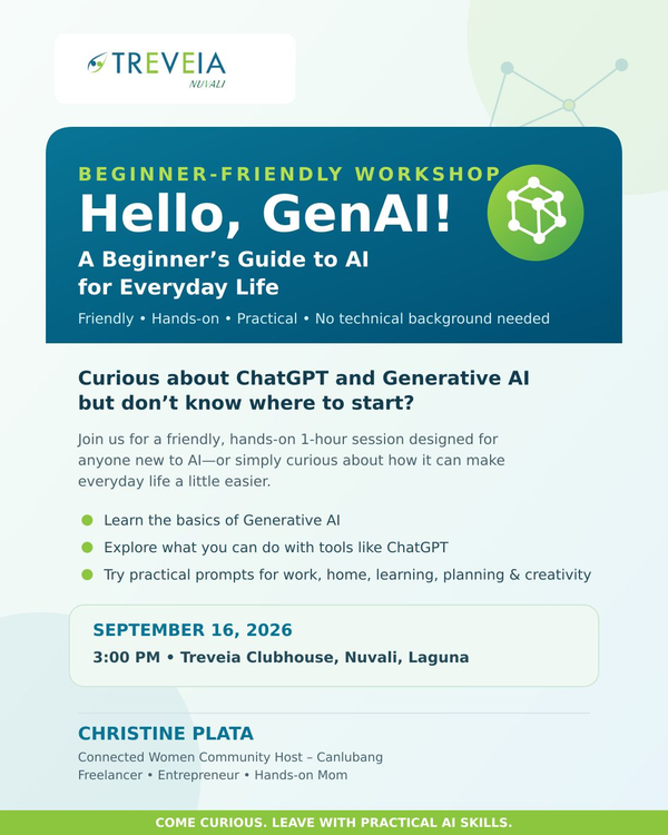 Hello, GenAI! A Beginner’s Guide to AI for Everyday Life